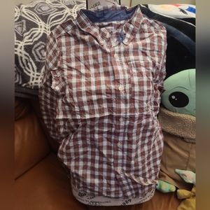 Boys Carter's plaid long sleeve shirt